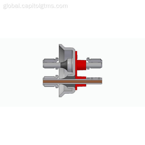 Air conditioner compressor three-phase sealing terminal